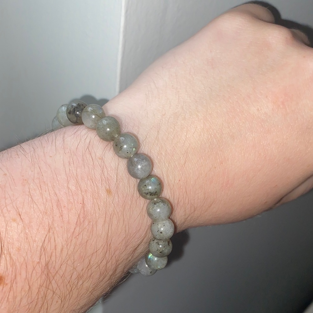 Labradorite bead bracelet 🌈